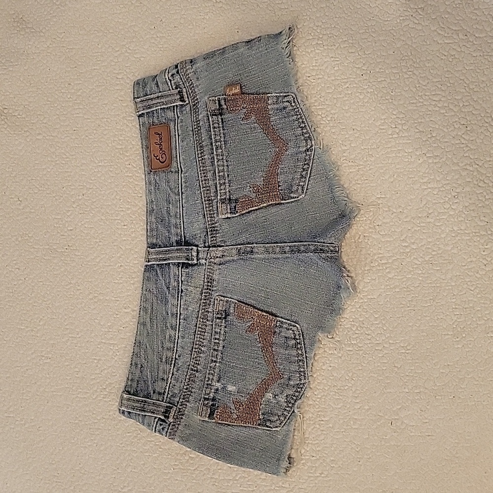 Ezekiel Denim Super Shortie Shorts